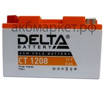 Delta 8Ah CT-1208 (YT7B-BS, YT7B-4)