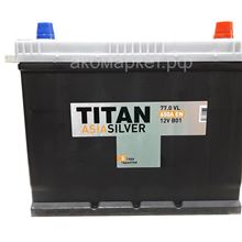Titan AsiaSilver 6СТ-77.0 оп (740 EN) 