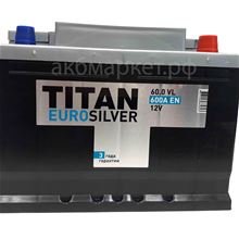 Titan EuroSilver 60Ah оп 600EN низк.